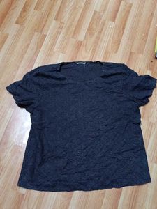 Dark Blue Patterned T-Shirt