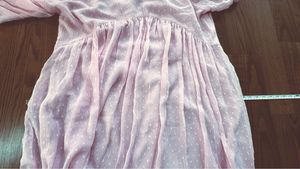 Baby pink dress for evening