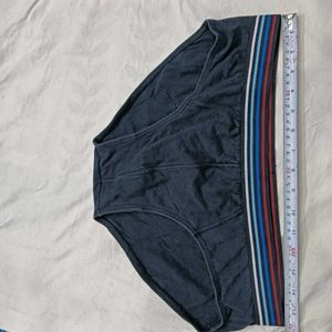 Men's Blue⭐ Briefs with Striped Waistband
