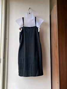 Chic Black and White Midi Dress(XXL)