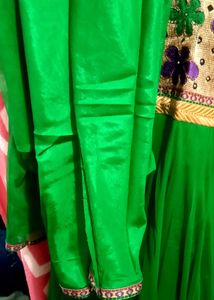 Beautiful Green Anarkali Gown