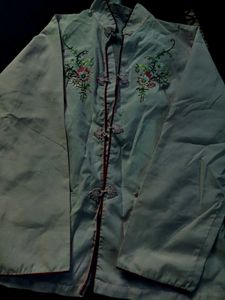 cheongsam embroidered top