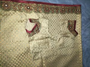 Saree Golden Brown Colour
