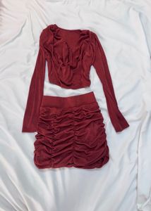 Rust Two-Piece Set