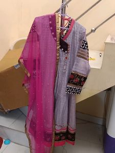 Its Designer Ready Made Beautiful Dress With Net Dupatta Set I Design Stone Work And Attached Lace And Big Stone Its Cost Almost 700 Crossed Only Selling My Closets Are Full Of Dress
