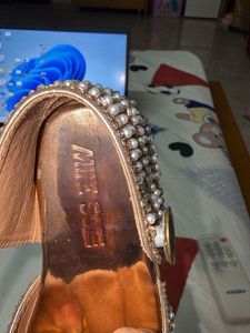 Embellished Pearl &amp; Crystal Heels