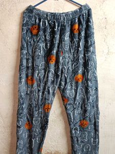 Trendy Fleece Fashion Lower Night Suit Multicolour