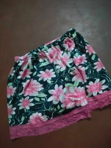 Floral Printed Night Dress