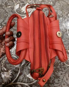 Stylish Coral Handbag With Free Gift 🎁🎁🎁