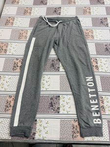 Men's Benetton Grey Track Pants