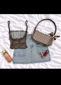Leopard Print Smocked Cami Top