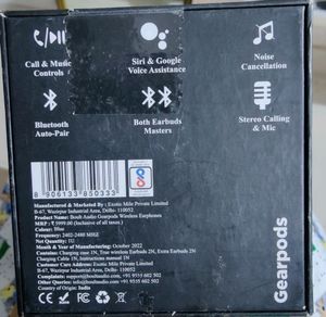 BOULT AUDIO  Gearpods. New With Tag.