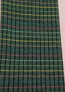 Light Green Checked Cotton Towel