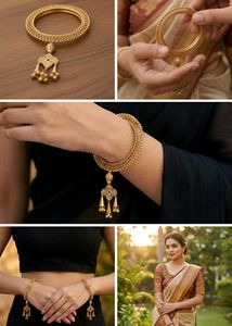 Golden Bangle fancy artificial jewellery