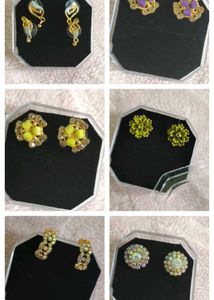 14 set combo earrings Assorted