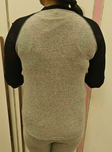 Gray &amp; Black T-Shirt