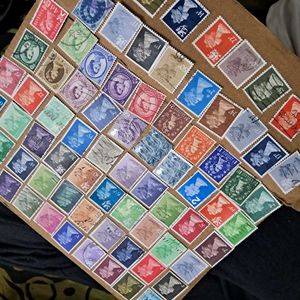 76 Queen Elizabeth II Postage Stamps