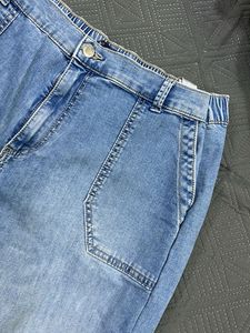 Light Wash Denim Joggers
