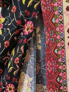 Patterned Ethnic woolen kurti with trouser