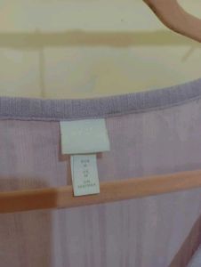 H&amp;M lilac cardigan