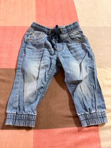 Cute Denim Jogger Pants