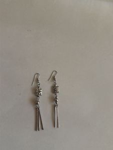 Silver Tone Dangle Earrings