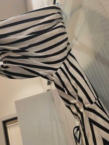 Striped Wrap Dress