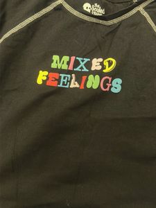 Black "Mixed Feelings" T-Shirt