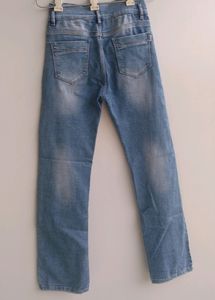 Blue Straight Fit Jeans.
