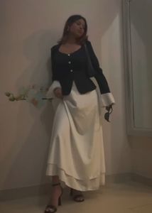 Chic Black &amp; White Dress