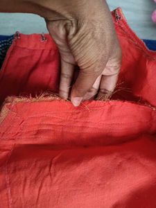Elegant Green &amp; Orange Saree pure pattu