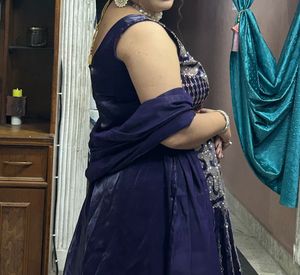 Brand New Lehenga Organza With Stone Work