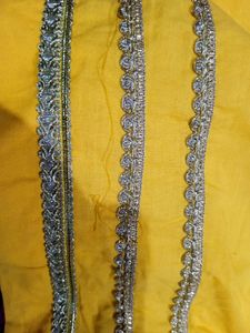 Yellow Striped Kurta Set