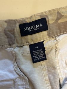 Beige camo cargo pants 🤍✨