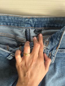 Blue Wash Flare Jeans