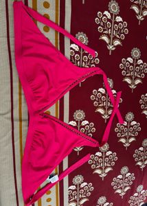 Bright Pink Bikini Top