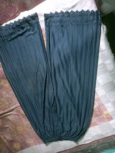 Elegant Black Polka Dot Palazzo Pants