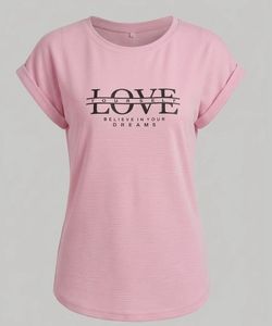 Pink Graphic T-Shirt