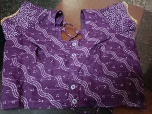 Elegant sky Blue &amp; Purple Saree
