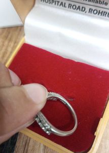 pure silver Elegant Pave Ring