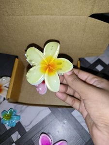 Flower Hair Clips - Set of 3