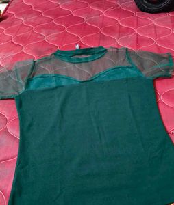 New dark green top upto xl size
