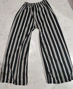 Striped Wide Leg Palazzo Pants