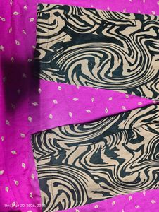 Stylish Swirl Print Wide Leg Pants