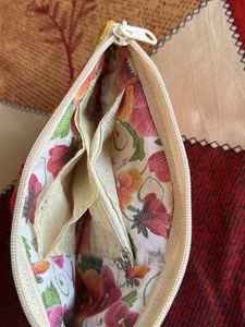 Embroidered &amp; Mini Handbag Set