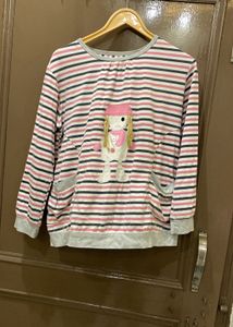 Cute Striped Long Sleeve Top