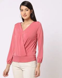 Women's Rose Wrap Top