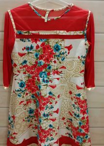 Beautiful Floral Print Kurta