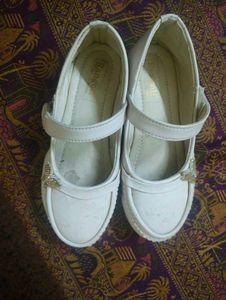 Girls White Mary Jane Shoes