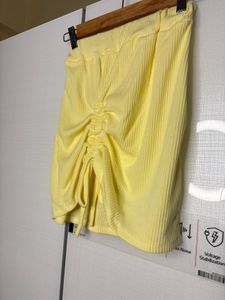 Yellow Mini Skirt